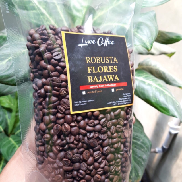 

Terbaik!!!Kopi ROBUSTA Flores 500gr - luce coffee - Biji atau Bubuk