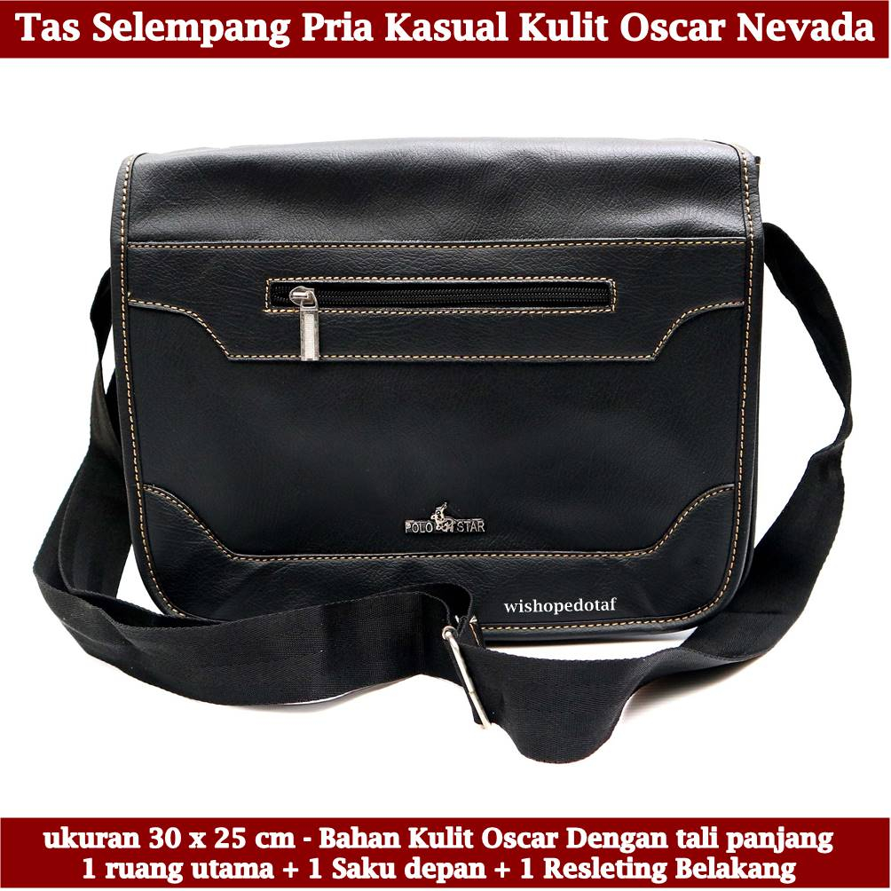 Tas Kasual Pria selempang Nevada Medium Crossbody