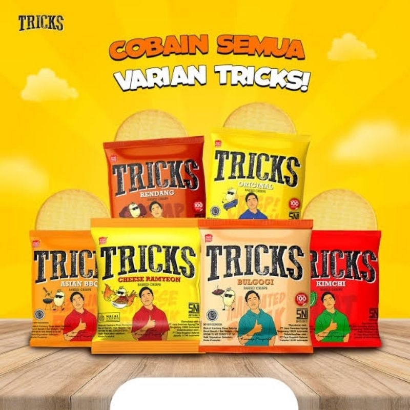 Biskuit kripik Kentang tricks kekinian Kaesang