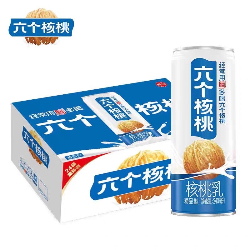 

minuman susu walnut liu ge hetao 240ml/六个核桃