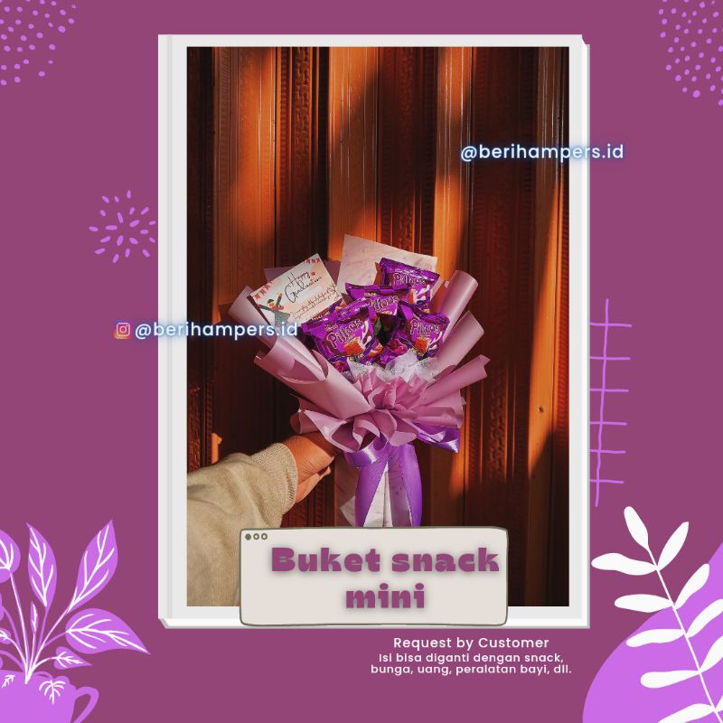 

BUKET SNACK ISI 5 MINI GEMBUL | PRE ORDER 1 - 2 HARI SAJAA