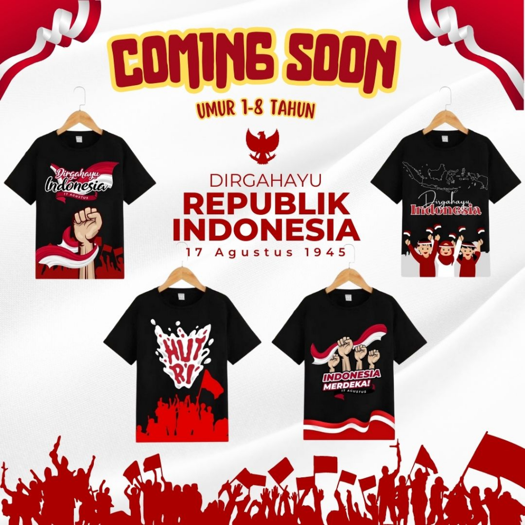 Baju Distro Anak Terbaru EDISI 17 AGUSTUS 2023