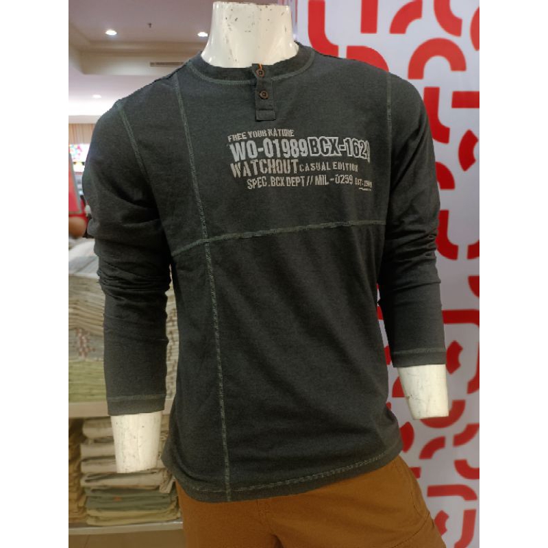 watchout kaos pria lengan panjang WK2002400001