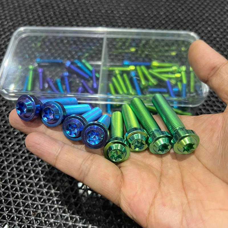 baut Titanium shock belakang bawah PNP arm kaze herex cb gl Megapro tiger