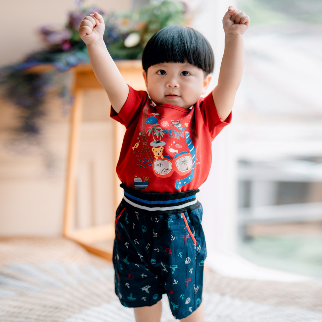 TWO MIX - Setelan Baju Kaos Anak Cowok Lebaran 2025 Usia 1-12 Tahun 4199