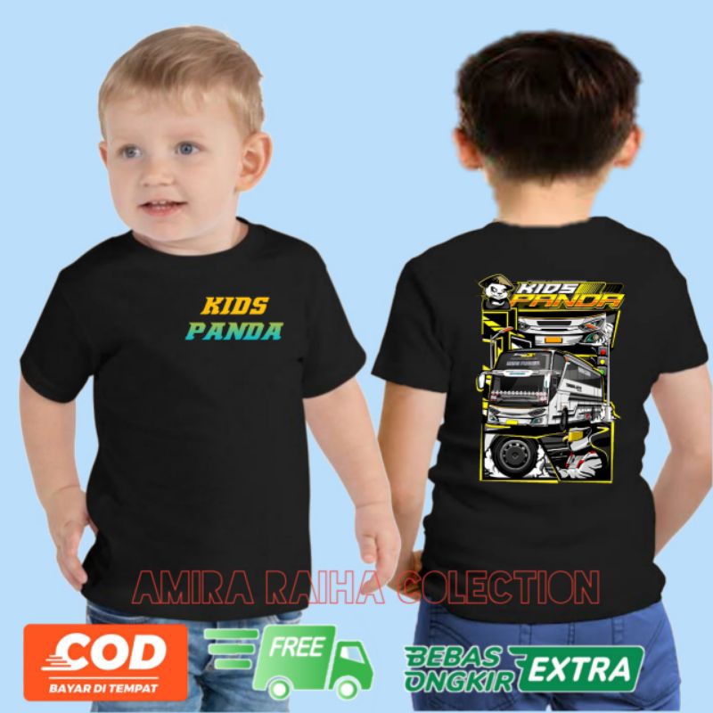 Kaos Anak Busmania Kids Panda/Baju bismania Kids panda bahan premium