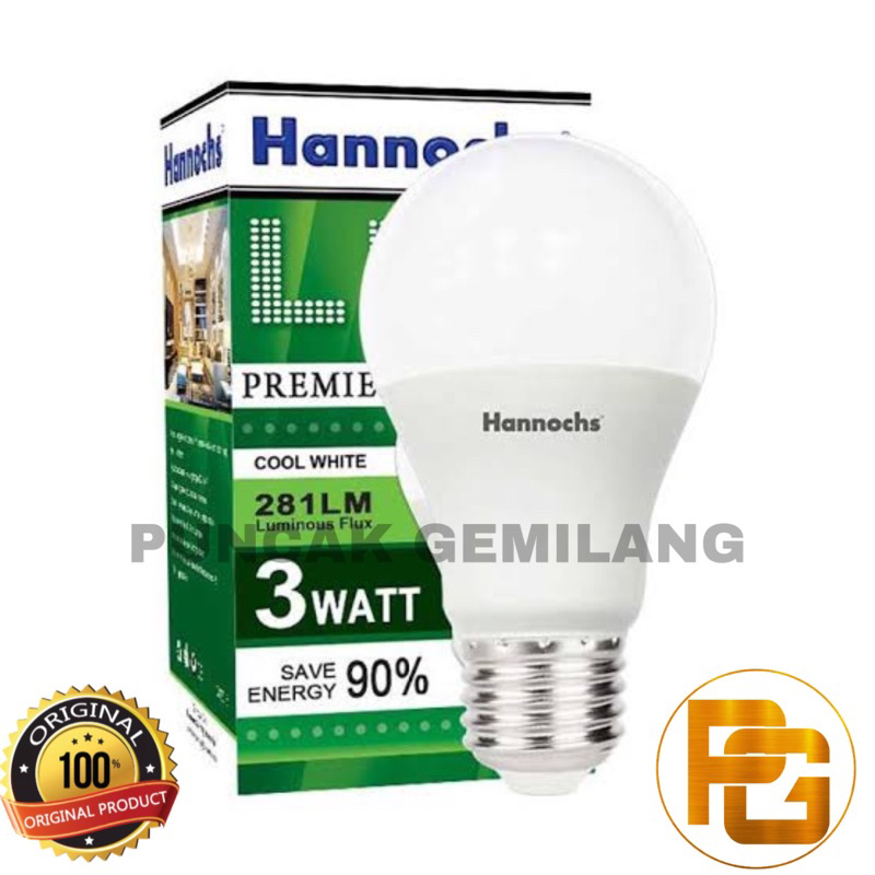 Lampu Hannochs led 3 watt
