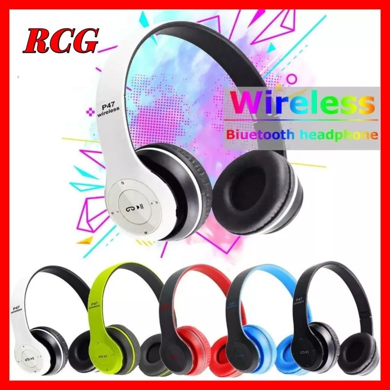 Headset Headphone Bluetooth Wireless Beats Gaming P47 P74