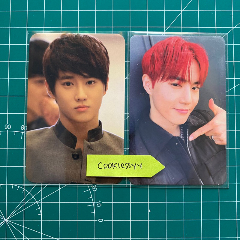 wts photocard pc official suho orgel lamp anniversary