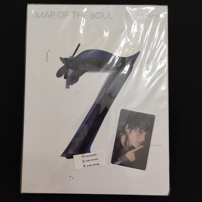 [ READY STOCK ] OFFICIAL UNSEALED ALBUM BTS MAP OF THE SOUL 7 VERSION 2 PHOTO CARD TAEHYUNG V
