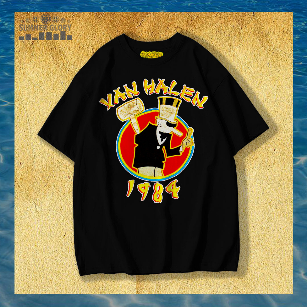 VAN HALEN T-SHIRT / KAOS BAND VAN HALEN / KAOS VINTAGE