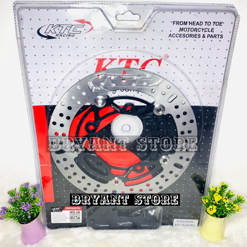 Piringan Cakram Depan KTC RACING 260MM PCX150 PCX160 DiscBrake PCX 150 PCX 160 DiskBrake Disc Disk Brake CNC 260 MM