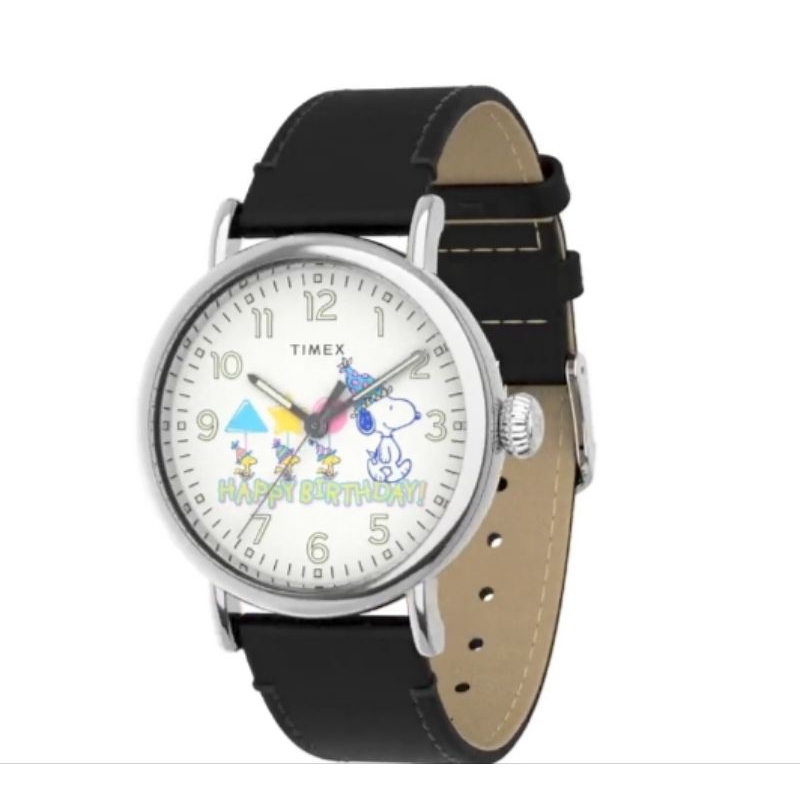 Jam Tangan TIMEX TW2V61000 X Peanuts Snoopy Happy Brithday Original