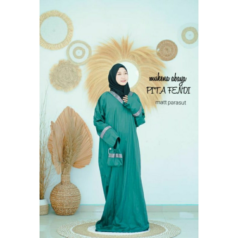 ABAYA SHOLAT PARASUT FENDI/ABAYA SHOLAT MURAH/ABAYA SHOLAT TRAVELING/MUKENA TRAVELING PARASUT/MUKENA