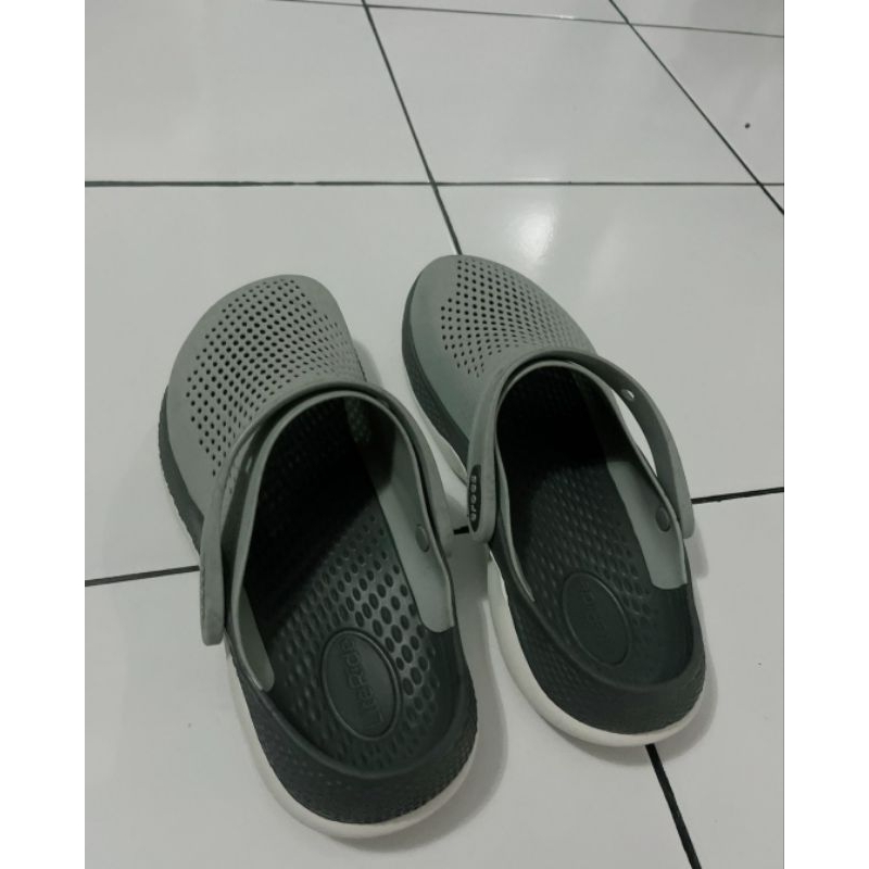(PRELOVED) Cr0cs Crocs LiteRide 360 Unisex Clog Sandal Jelly Karet Cewek Cowok