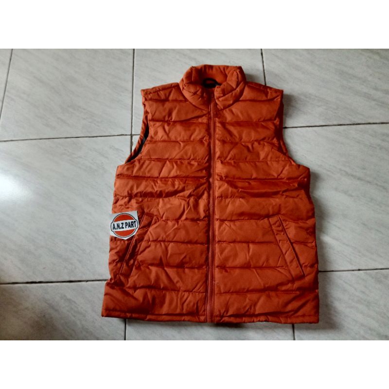Rompi vest - Vespa - Gunung - Motor Oren Orange size S M