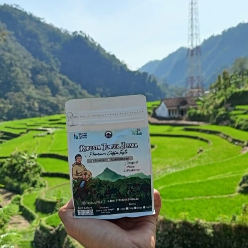 

KOPI JAVA MURIA TEMPUR JEPARA ROBUSTA NATURAL PROSES ORGANIK ORIGINAL 120Gr