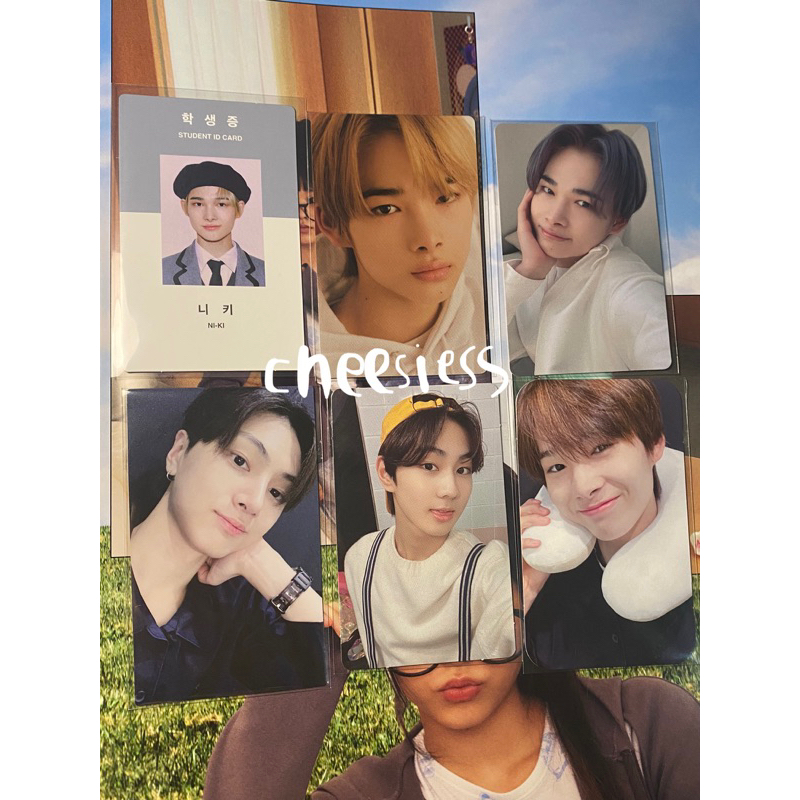 (MURAH) photocard pc idc 2021 ni-ki uni bdo niki album japan hanakai soljaack putih chibi riki np ne