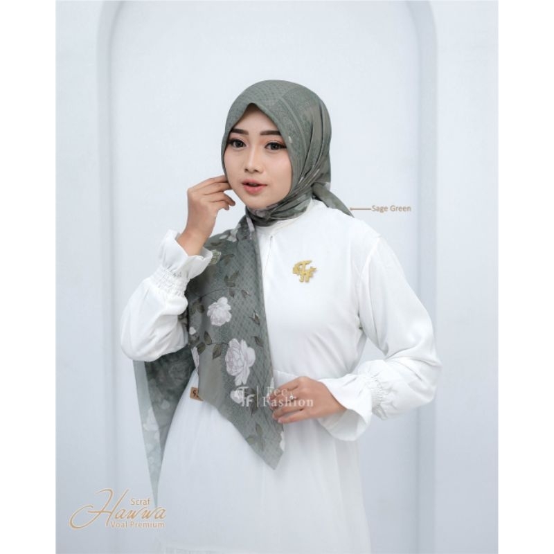 hawwa scraf//hijab segiempat//COD//by fee fashion//