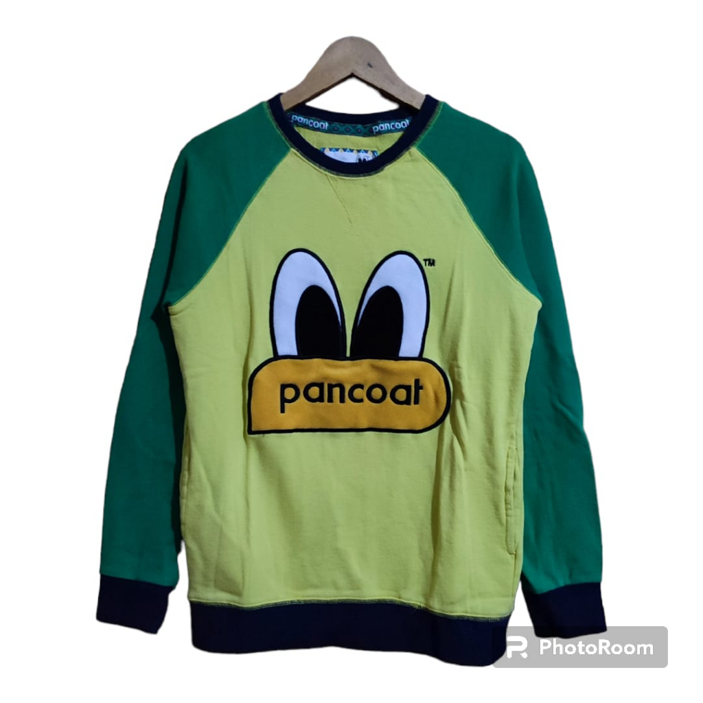 CREWNECK By PANCOAT TRI COLOUR BORDIR SECOND BLU127