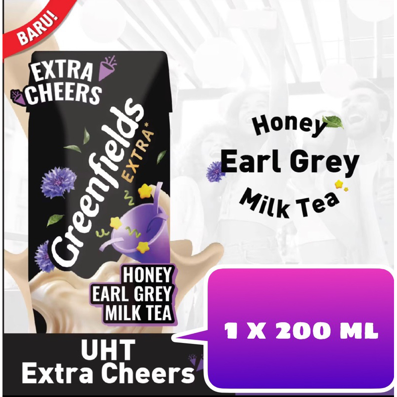 

Greenfields UHT Extra Cheers – Honey Earl Grey Milk Tea 200ml