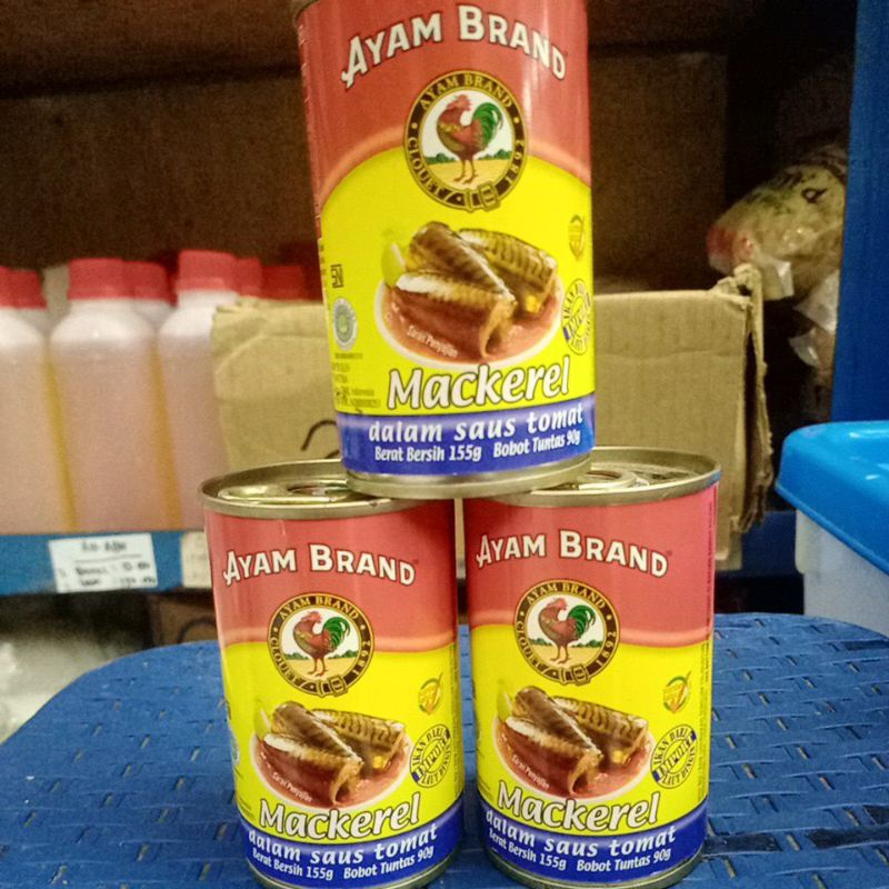 

Ayam brand mackerel/sarden ayam brand/ayam brand 155gram
