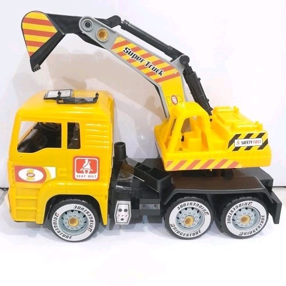 MAINAN MOBIL TRUK KONTRUKSI KERUK KGP 8090/TRUK KERUK MURAH