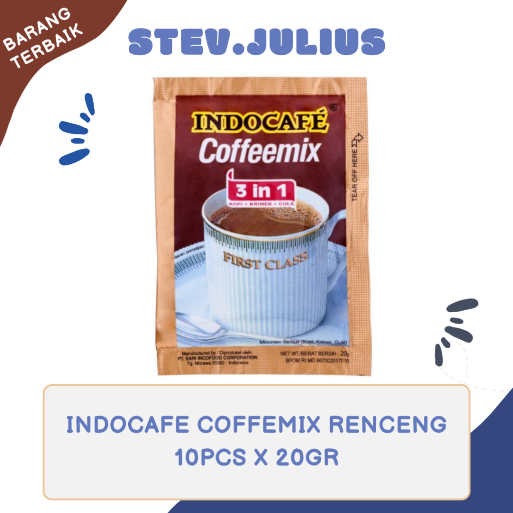 

indocafe coffemix renteng 3in1 10sachetx20gr