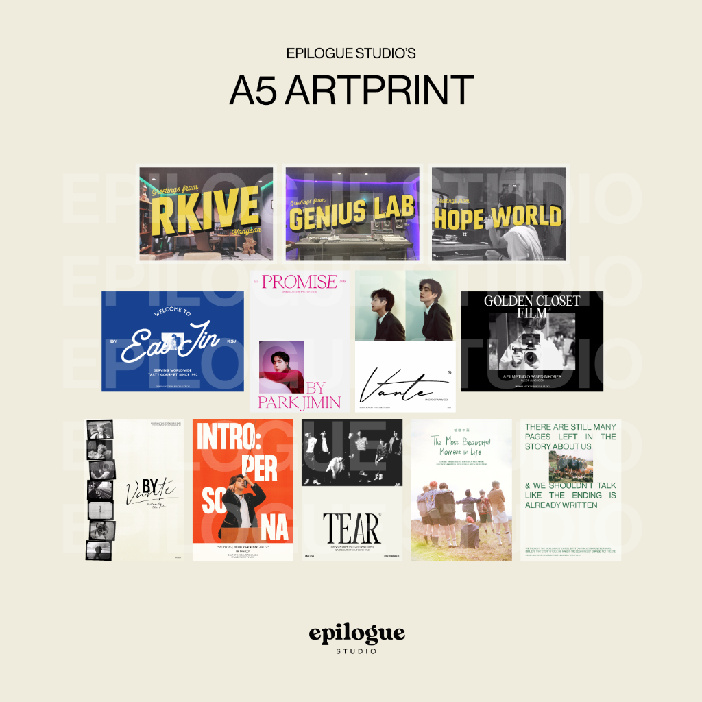 BTS A5 Artprint | Epilogue Studio