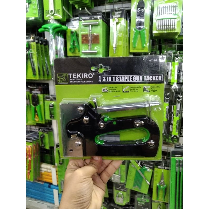 

Tekiro staple gun 3 in 1 ukuran 6 - 14 mm / steples jok motor