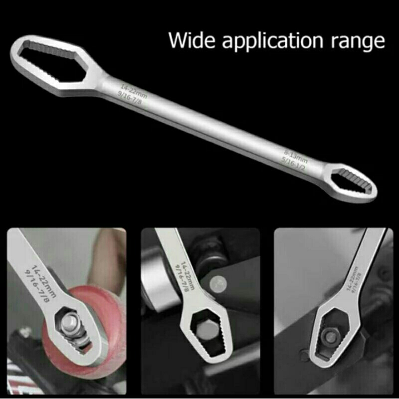 Kunci Ring Universal Double Head Wrench Adjustable Kunci Pas Ring