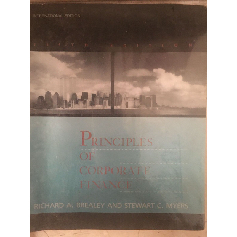 

Buku PRINCIPLE OF CORPORATE FINANCE by Richard A.Brealy & Stewart C.Myers
