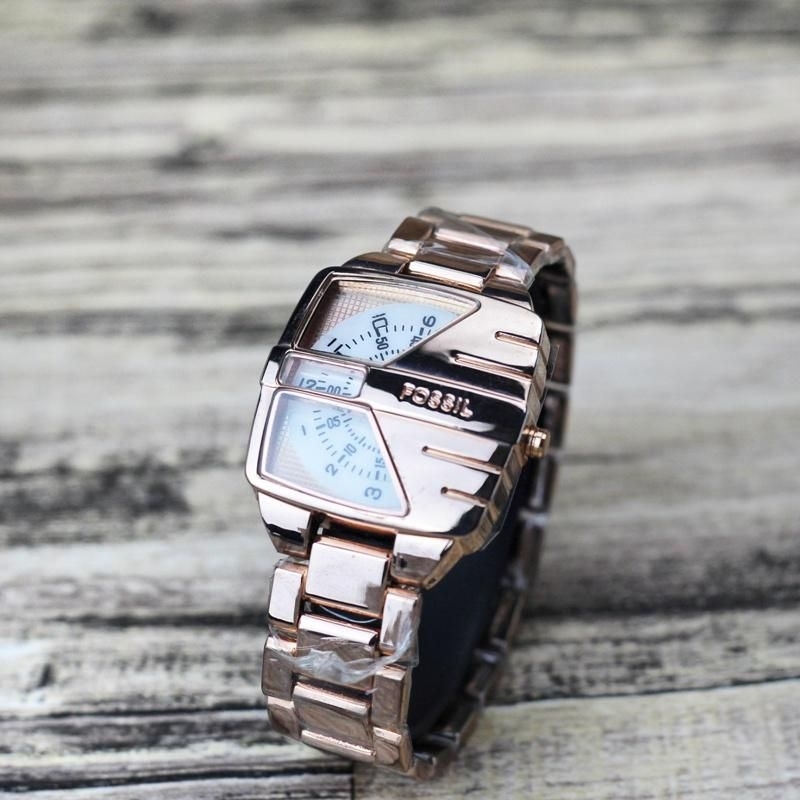 JAM TANGAN WANITA FOSIL PLAT PIRING JAM TANGAN WANITA LUCU DIAMETER 40mm