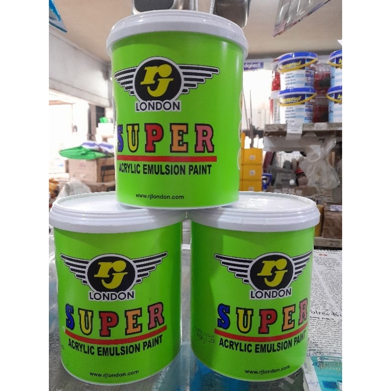 Cat putih rj LONDON paint 1kg