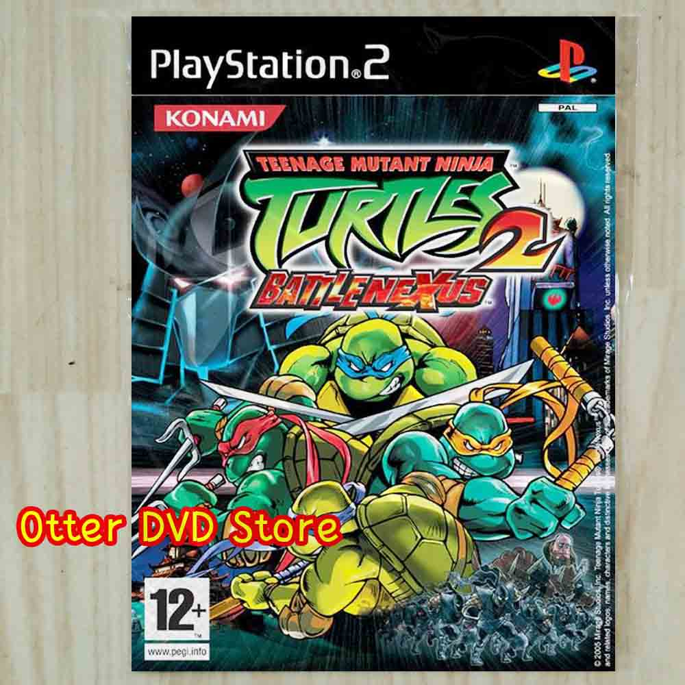 Kaset Game PS2 PS 2 TMNT - Teenage Mutant Ninja Turtles 2 - Battle Nexus