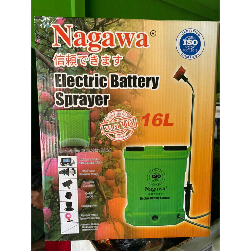 Sprayer Elektrik NAGAWA 16 Liter | Tangki Elektrik 16 Liter