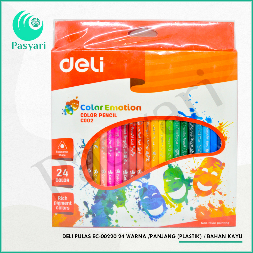 

DELI PULAS EC-00220 24 Warna /PANJANG (PLASTIK) / Bahan Kayu