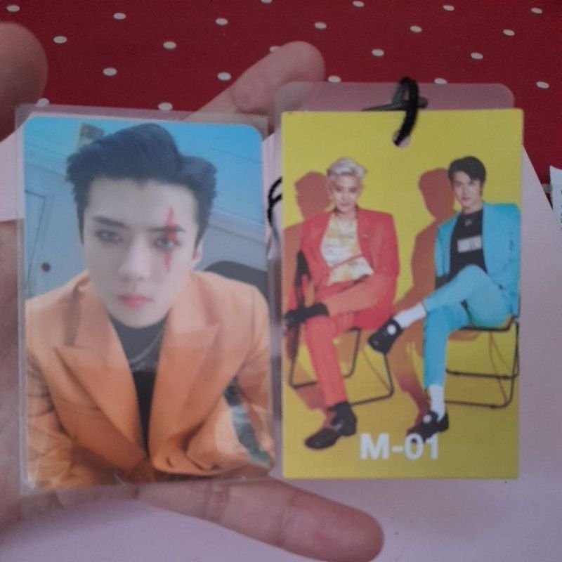 Photocard Sehun Obsession & Name Tag EXO SC