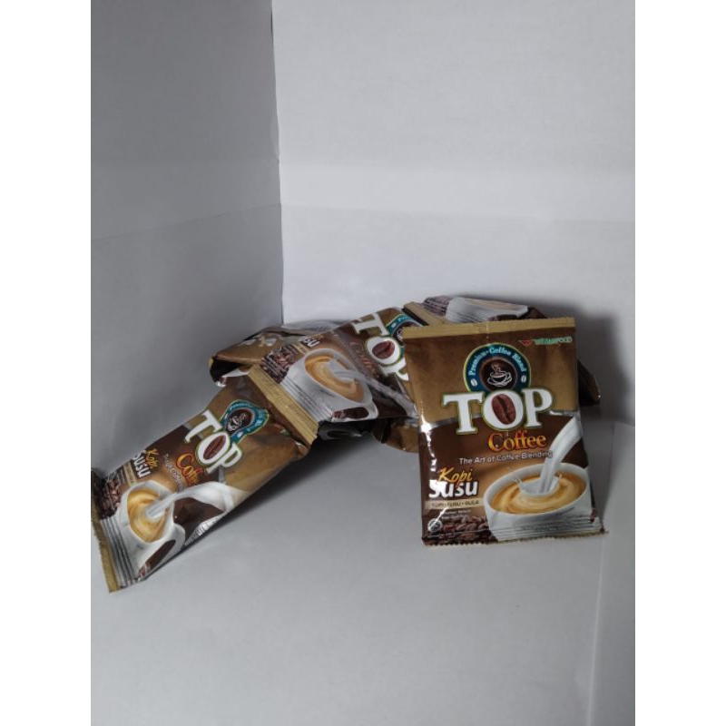 

Kopi Top Susu 31g (1 renceng isi 12 sachet)
