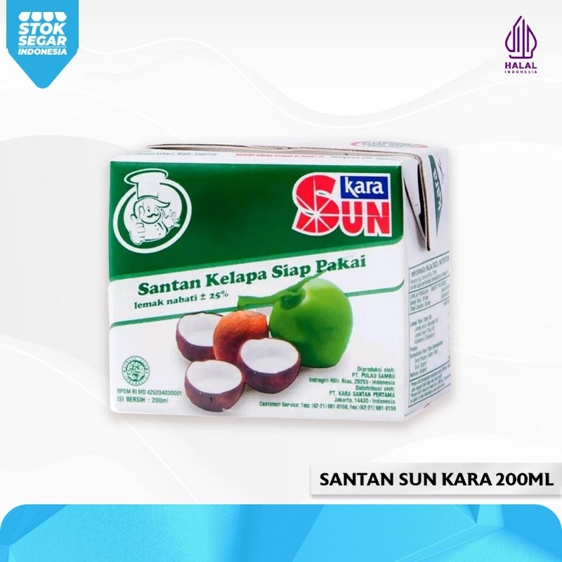 

Santan Kelapa Sun Kara 200ml