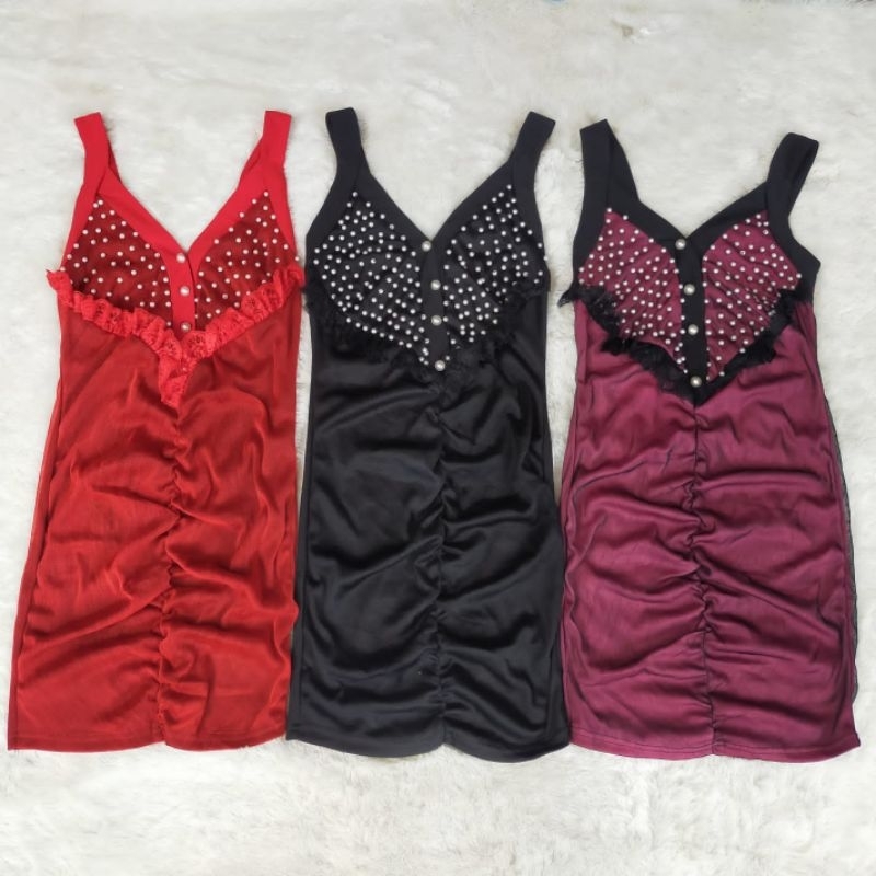 Dress Pendek Ketat Seksi Wanita Import Club Malam LC Penyanyi