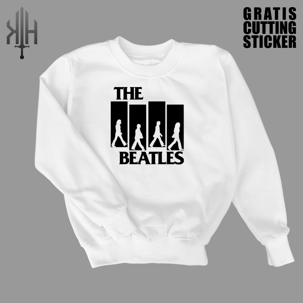 Crewneck Sweater The Beatles 01-Crewneck Pria-Sweater Wanita