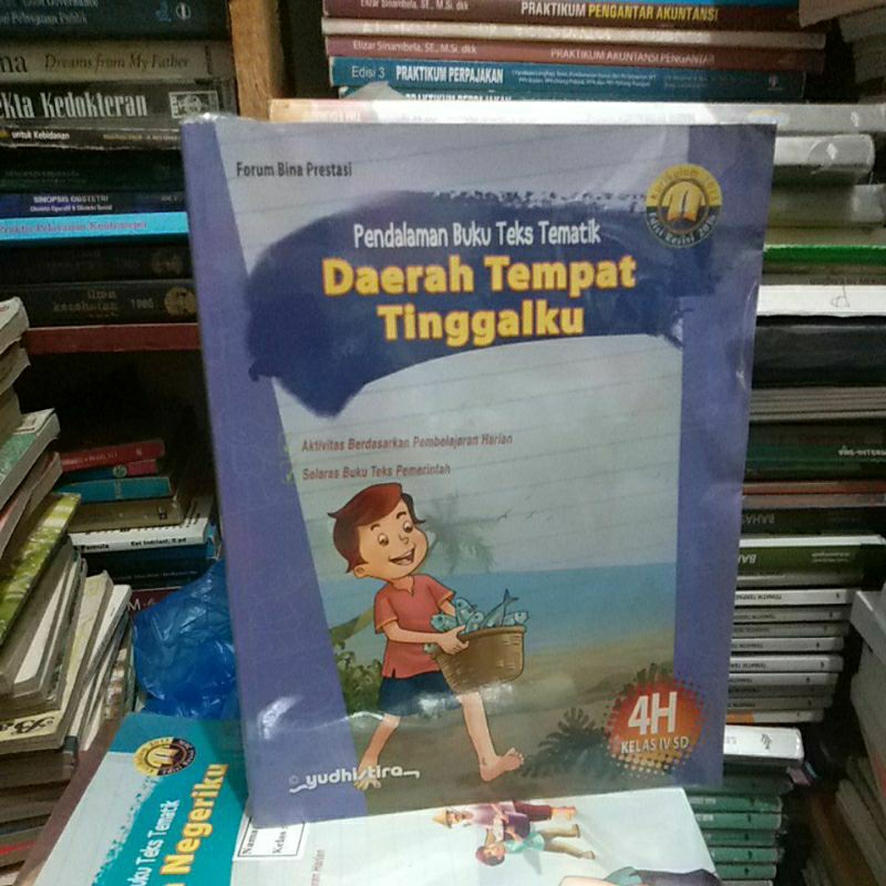 buku pendalaman buku teks tematik daerah tempat tinggalku SD kelas 4H penerbit Yudhistira