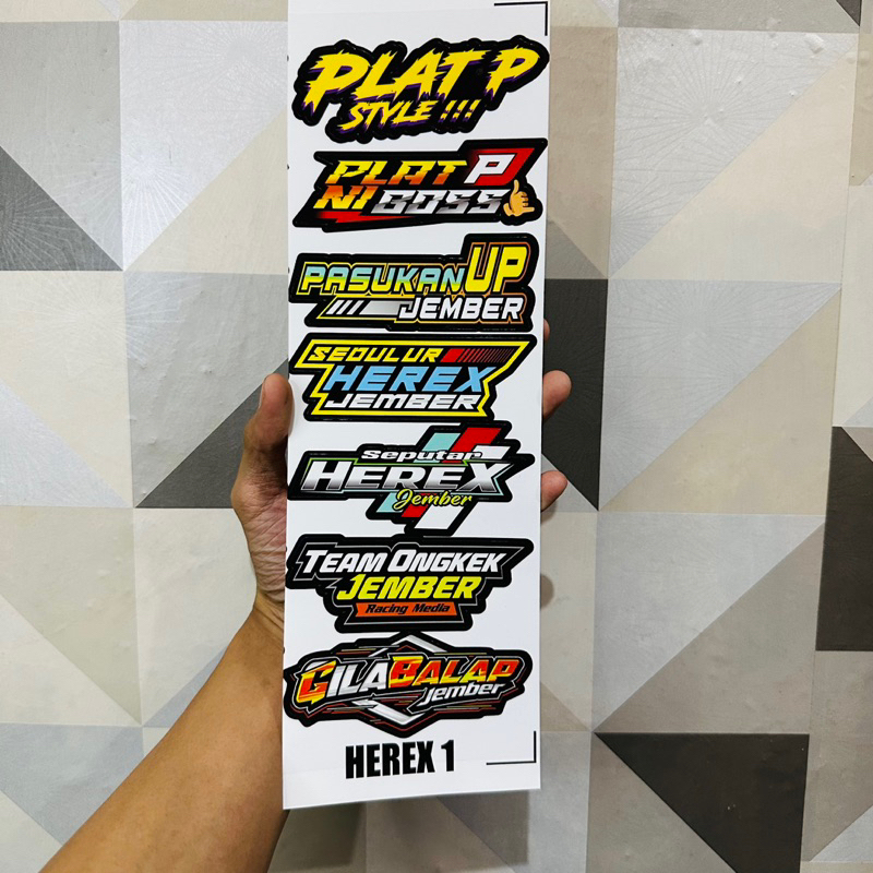 STIKER PACK HEREX