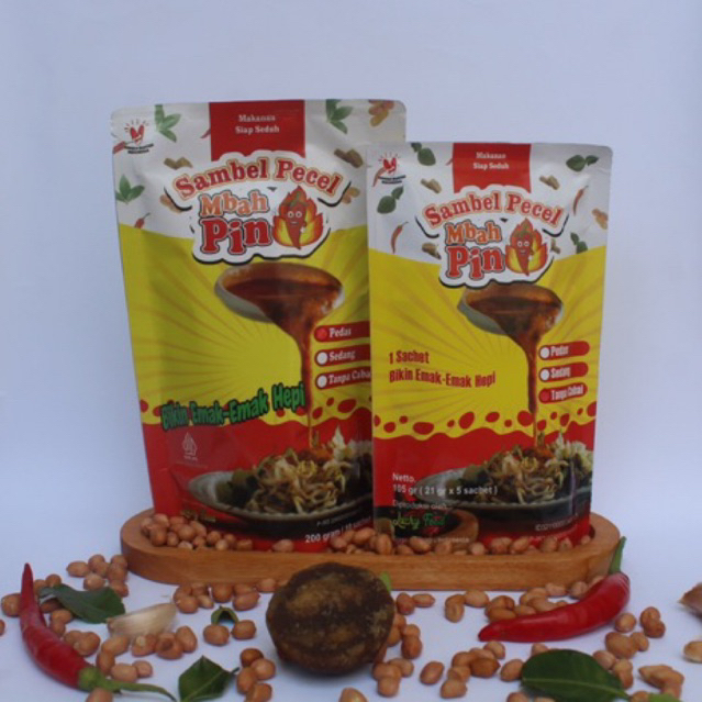 

Sambel Pecel Mbah Pin (105gr/5 Sachet)