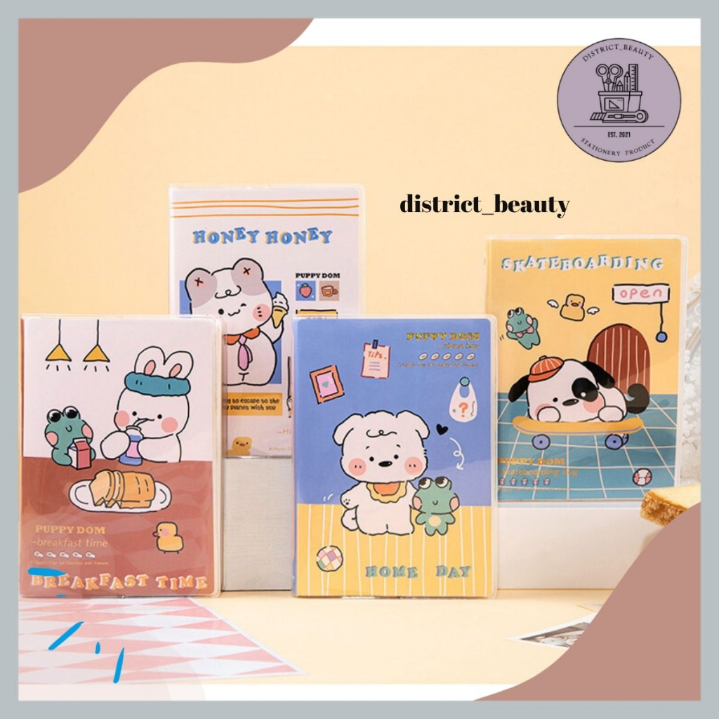 

BUKU DIARY A6 PUPPY DOM RABBIT FULL COLOR NOTEBOOK JOURNAL BOOK BUNNY DOG CUTE