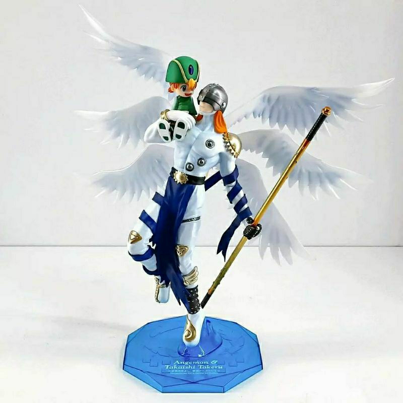 Action Figure Angemon And Takeru Takaishi Digimon Adventure Gem Series