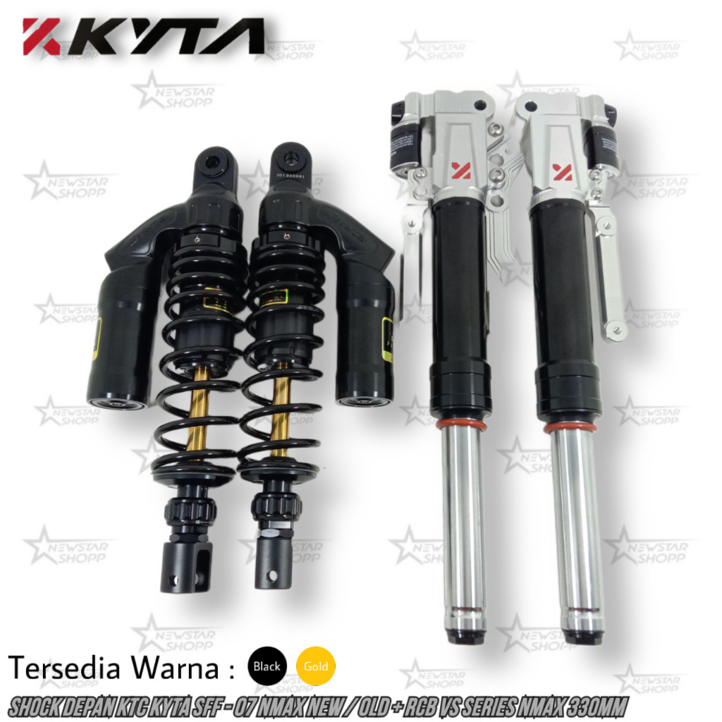 Paketan Shockbreaker Shock Breaker Depan Belakang Tabung KTC Kyta Kytaco SFF-07 + RCB VS Series 330m