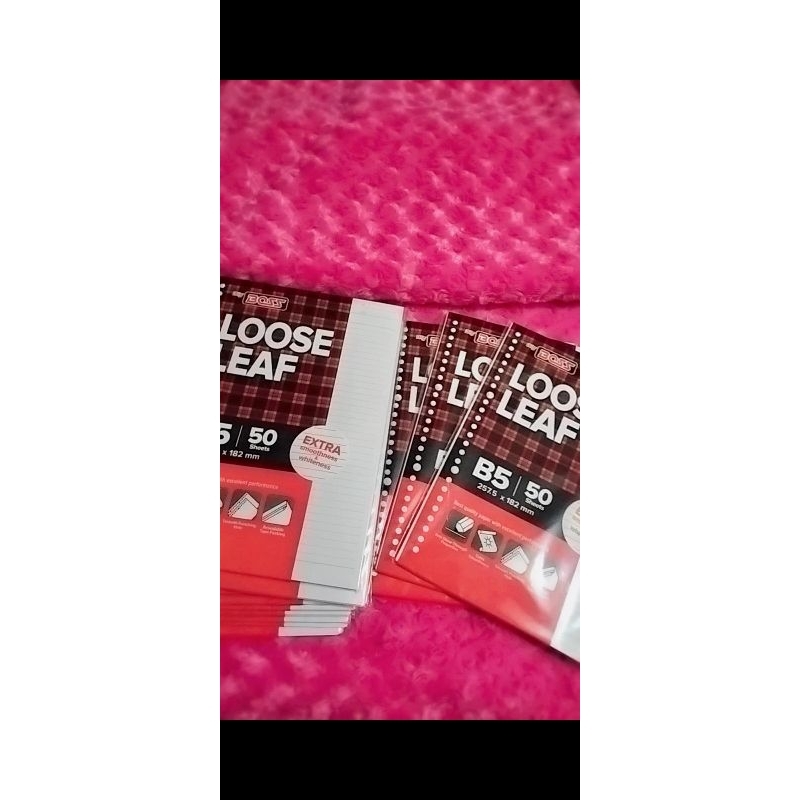 

LOOSE LEAF B5 - 50 BIG BOSS