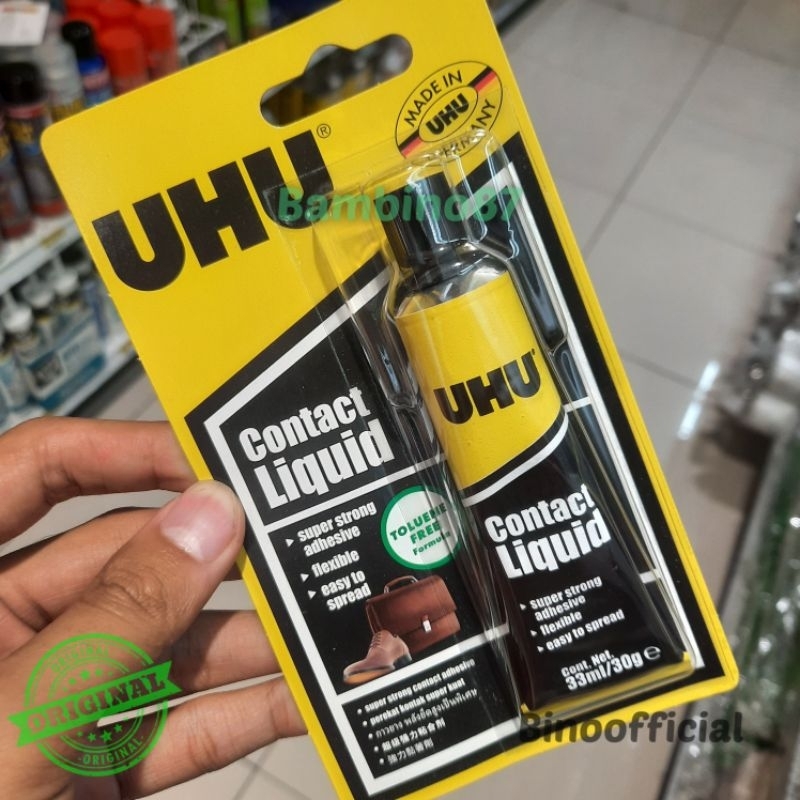 

Uhu Lem Contact Liquid Super Glue Lem Serbaguna UHU Contact Liquid 33 Ml